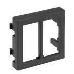 Connect Адаптер для 2 разъёмов CR0001-.. CR0002-.. 45х45мм графит