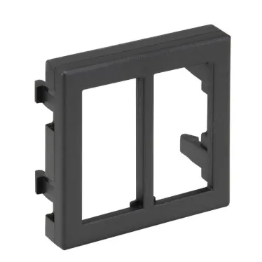 Connect Адаптер для 2 разъёмов CR0001-.. CR0002-.. 45х45мм графит