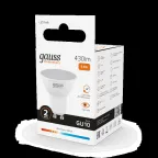 Лампа светодиодная LED 5.5 Вт 430 лм 3000К софит MR16 теплый GU10 AC 220В Elementary Gauss