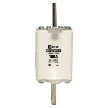 Вставка плавкая ППН-35 250/100А габарит 1