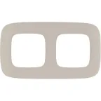 Valena ALLURE Рамка 2 поста слоновая кость универсальная