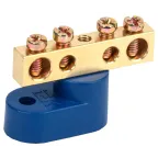 Шина N ноль на одном угловом изоляторе ШНИ-6х9-4-У1-С