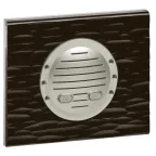 Рамка, однопостовая, Corian черный рифленый