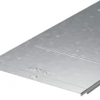 Крышка на лоток 400мм L-2000мм цинк-ламельная с заземлением