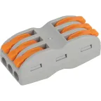 Клемма серия 423 проходная 3 плюса с рычагом 0.08-4мм2 упаковка 50 шт