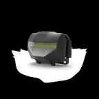 Фонарь светодиодный налобный 1 Вт 100 лм Черный IP42 на батарейках 3xAAА GFL Gauss