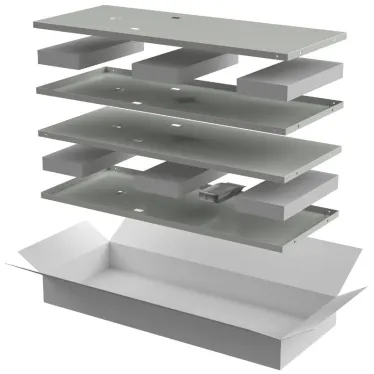 Комплект стенок боковых LINEA E 1000мм шкафа 42U сер.