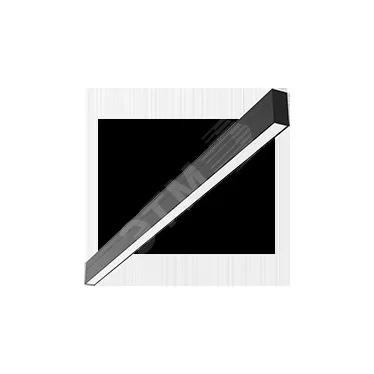 Светильник светодиодный Stellar-Line подвес/накл 1200х35х75 мм 36Вт 4000К RAL9005 черн мат с рас опал в комплекте | V1-R0-T0493-05000-2003640 | VARTON