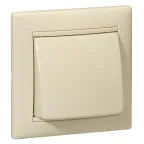 VALENA Вывод кабелей в рамку слоновая кость