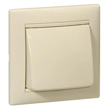 VALENA Вывод кабелей в рамку слоновая кость