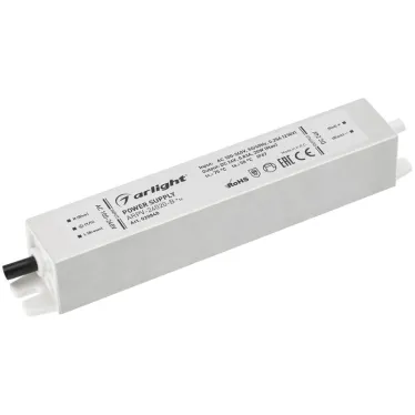 Блок питания ARPV-24020-B (24V, 0.8A, 20W) (ARL, IP67 Металл, 3 года)