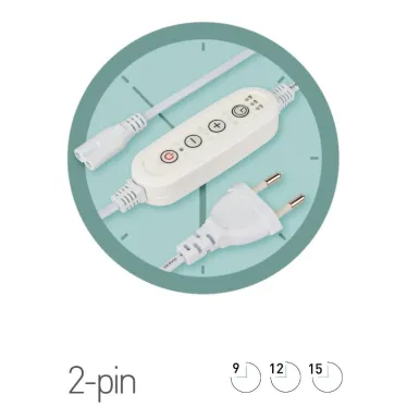 Таймер для фитосветильника FITO-LINETIME (2-pin) с проводом 1,5 м