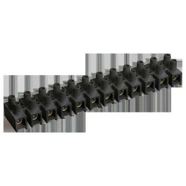 Зажим винтовой ЗВИ-3 1.0-2.5мм.кв. 12пар не поддерживающий горения черный