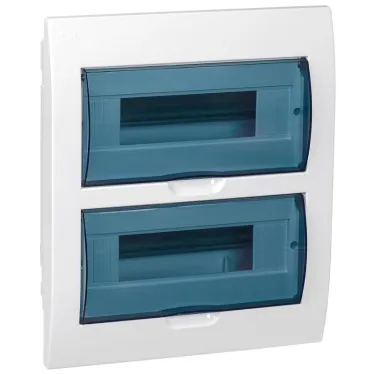 Щит распределительный встраиваемый ЩРВ-П-24 IP41 пластиковый прозрачная дверь