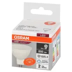 Лампа светодиодная LED 10 Вт GU5.3 6500К 800Лм спот 220 В (замена 75Вт) OSRAM