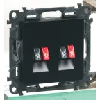 Valena IN MATIC Аудиорозетка с пружинными зажимами Двойная