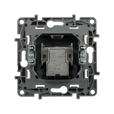 ETIKA Розетка телевизионная TV проходная 15дБ слоновая кость