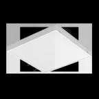 Светильник светодиодный Tegular® (Prelude 24) 574*587*58 (БАП 320*123*28) 36Вт 4000К с равн.засвет. с рас. опал | V1-A1-00070-10HGA-2003640 | VARTON