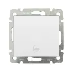 VALENA Кнопка с символом Звонок белый