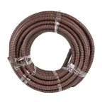 Труба гофрированная ПВХ с зондом под темное дерево d25мм (25м) Plast PROxima