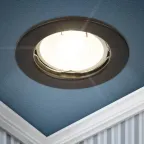 Светильник встраиваемый штампованный ST1 SBK MR16 GU5.3 черный матовый