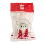 Прага Розетка 10А без заземления IP44 белая