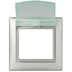 VALENA Рамка 1 пост алюминий IP44