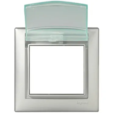 VALENA Рамка 1 пост алюминий IP44