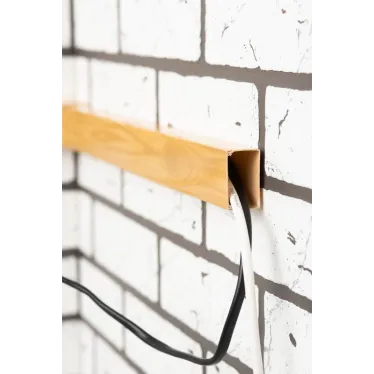 Заглушка (40х25) (4 шт) Plast под светлое дерево