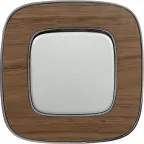 Valena ALLURE Выключатель 10АХ 250В с лицевой панелью Безвинтовые зажимы Алюминий