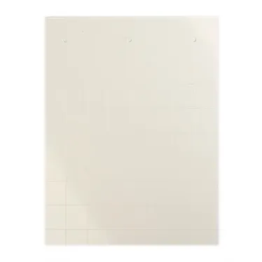 Табличка полужесткая 27x15мм. Установка в держатель. ПВХ-0,5. Белая (24 шт. на пластине, упак. по 10 листов)