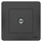 BLANCA скрытой установки коннектор тв, антрацит