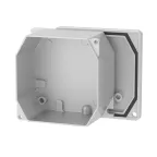 Коробка ответвительная 90х90х53мм IP66 RAL9006 алюминиевая