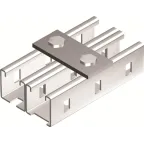 Пластина соединительная 90мм 2отверстия горячеоцинкованная
