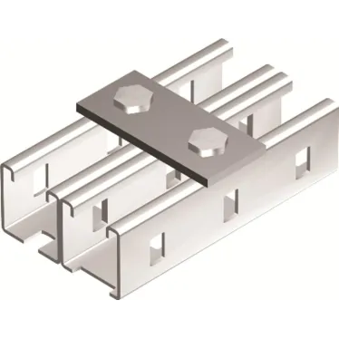Пластина соединительная 90мм 2отверстия горячеоцинкованная