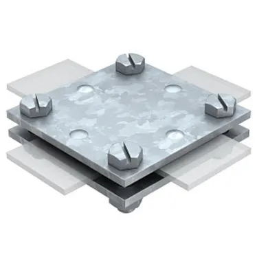 Соединитель полосы крестовой горячий цинк