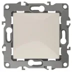 Выключатель, 10АХ-250В, Эра12, слоновая кость,12-1101-02