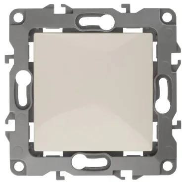 Выключатель, 10АХ-250В, Эра12, слоновая кость,12-1101-02