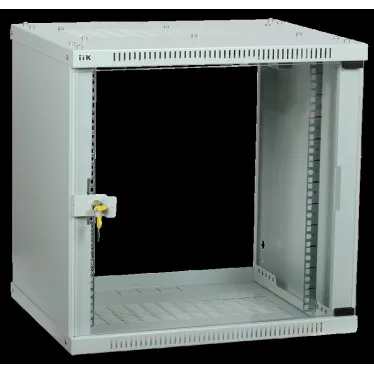 Шкаф LINEA WE 15U 550x350мм дверь стекло серый