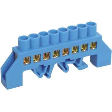 Шина нулевая в комбинированный DIN -изолятор типа Стойка ШНИ-8х12-8-КС-С