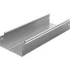 Металлический лоток неперфорированный 200х80х3000, толщина 0,8 мм, Сендзимир цинк