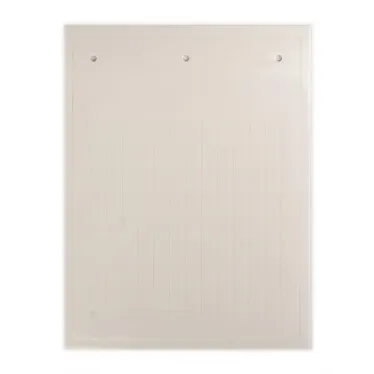 Табличка эластичная 17x8мм. Клейкое основание. Винил. Белая (72 шт. на пластине, упак. по 10 листов)