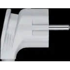 Вилка Navigator 61 362 NCA-PL04-16A-E-WH угловая с заземлением белая