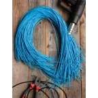 Трубка термоусаживаемая ТУТ нг 4/2 синяя в отрезках по 1м PROxima