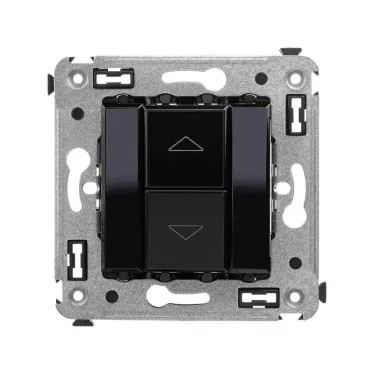 Avanti Механизм управления рольставней в стену Черный квадрат