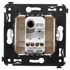 Avanti Выключатель одноклавишный, в стену, Ванильная дымка