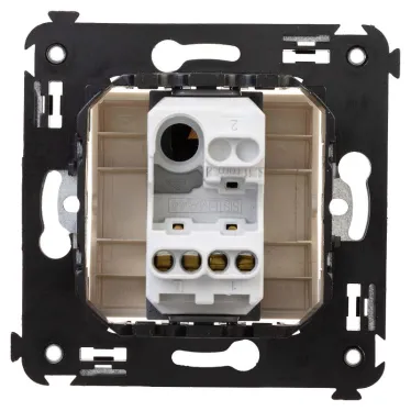 Avanti Выключатель одноклавишный, в стену, Ванильная дымка