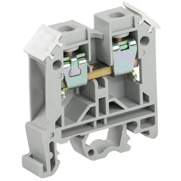 Клемма ЗНИ-10 мм.кв. серый