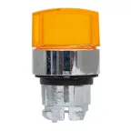 Механизм переключателя исполнительный ХB4 желтый на 3 положения возвратный без фиксации с подсветкой с короткой ручкой PROxima