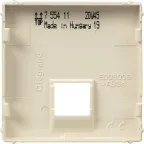 Valena LIFE Лицевая панель для одиночных телефонных/информационных розеток Слоновая кость